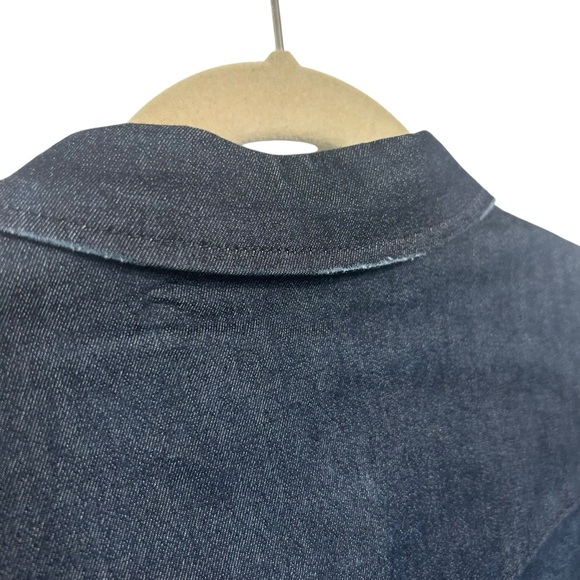 NWT Stetson Embrodiered Dark Denim Snap Front Shirt Sz XL - Picture 9 of 14